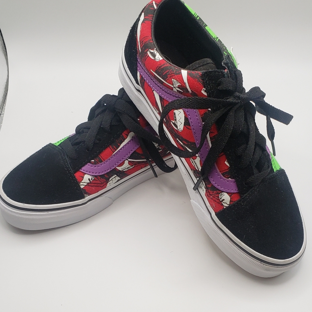 Vans Disney Nightmare before Christmas Lock Shock Barrel Shoes Size 6 woman